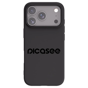 Picasee husă neagră din silicon pentru Apple iPhone 17 Pro - Picasee - new logo - black