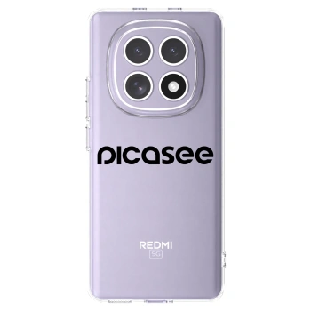 Picasee husă transparentă din silicon pentru Xiaomi Redmi Note 15 - Picasee - new logo - black