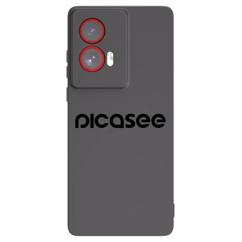 Picasee husă neagră din silicon pentru Motorola Edge 50 Fusion - Picasee - new logo - black