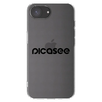 Picasee husă transparentă din silicon pentru Apple iPhone 17e - Picasee - new logo - black