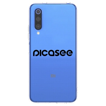Picasee husă transparentă din silicon pentru Xiaomi Mi 9 SE - Picasee - new logo - black