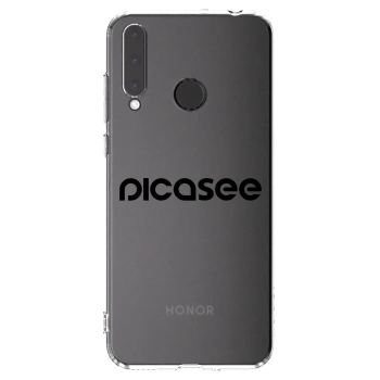 Picasee husă transparentă din silicon pentru Honor 20 Lite - Picasee - new logo - black