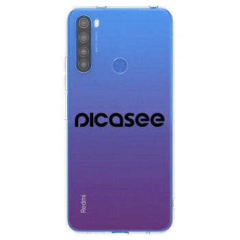 Picasee husă transparentă din silicon pentru Xiaomi Redmi Note 8T - Picasee - new logo - black