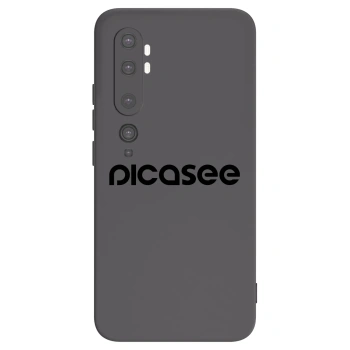 Picasee husă neagră din silicon pentru Xiaomi Mi Note 10 (Pro) - Picasee - new logo - black