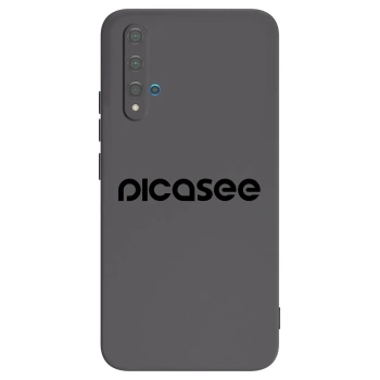 Picasee husă neagră din silicon pentru Huawei Nova 5T - Picasee - new logo - black