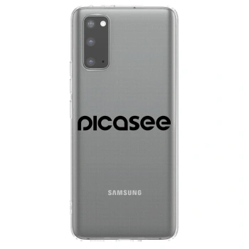 Picasee husă transparentă din silicon pentru Samsung Galaxy S20 G980F - Picasee - new logo - black