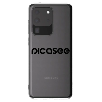 Picasee husă transparentă din silicon pentru Samsung Galaxy S20 Ultra 5G G988F - Picasee - new logo - black