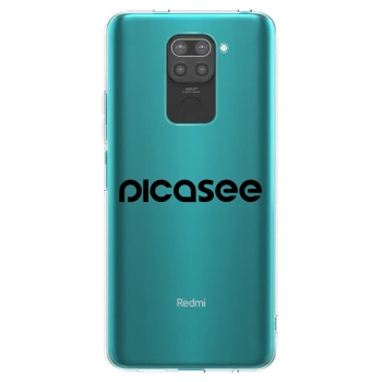 Picasee husă neagră din silicon pentru Xiaomi Redmi Note 9 - Picasee - new logo - black