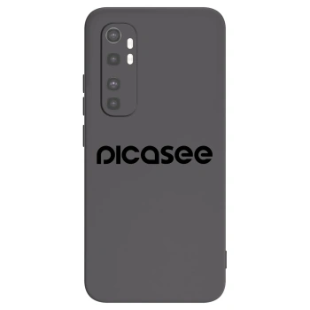 Picasee husă neagră din silicon pentru Xiaomi Mi Note 10 Lite - Picasee - new logo - black