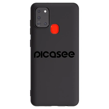 Picasee husă neagră din silicon pentru Samsung Galaxy A21s - Picasee - new logo - black