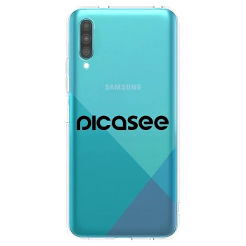 Picasee husă transparentă din silicon pentru Samsung Galaxy A30s A307F - Picasee - new logo - black