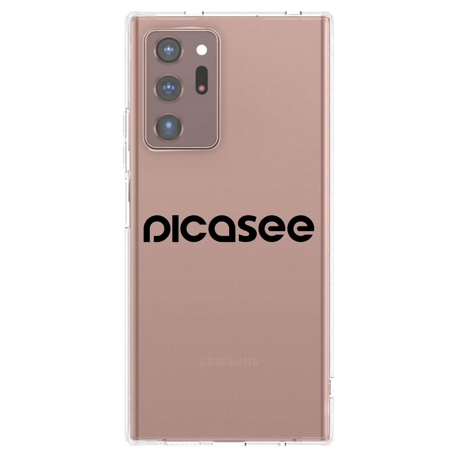 Picasee husă transparentă din silicon pentru Samsung Galaxy Note 20 Ultra - Picasee - new logo - black