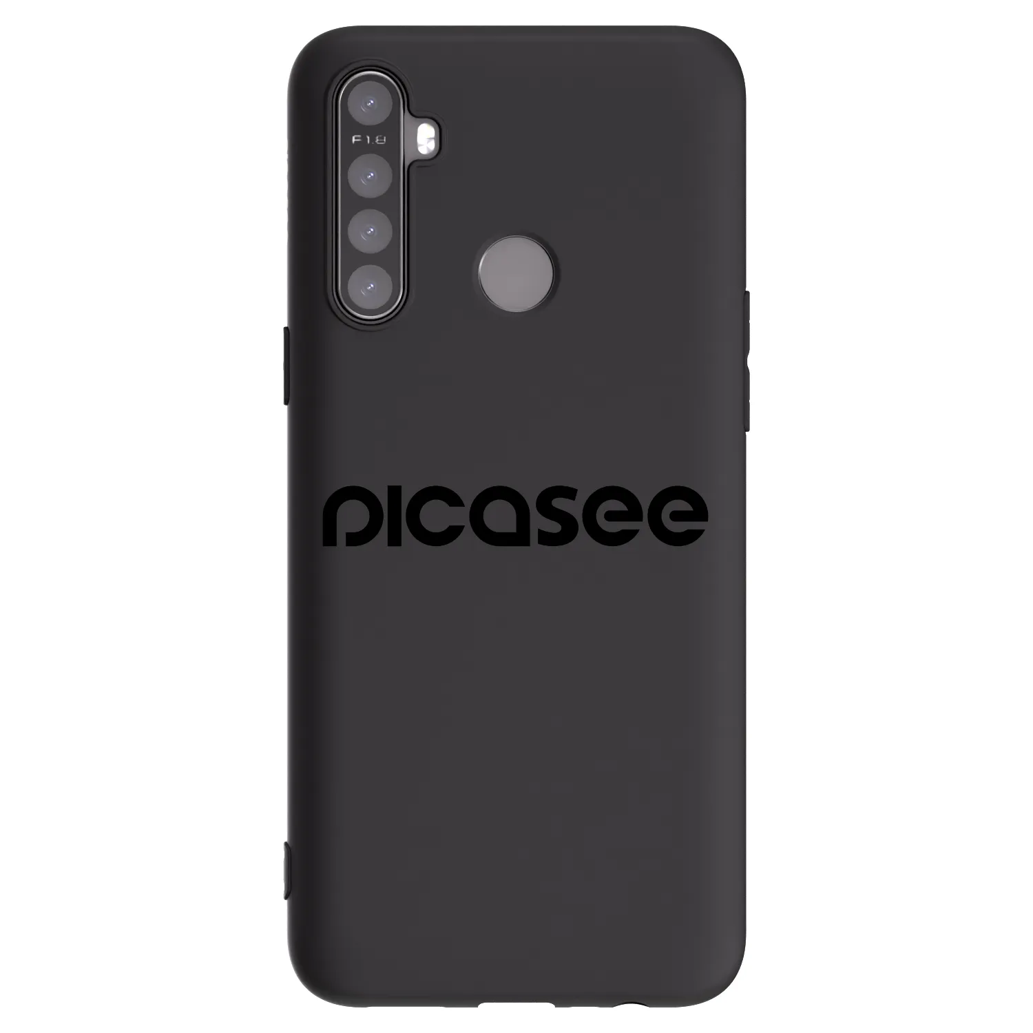 Picasee husă neagră din silicon pentru Realme 6i - Picasee - new logo - black