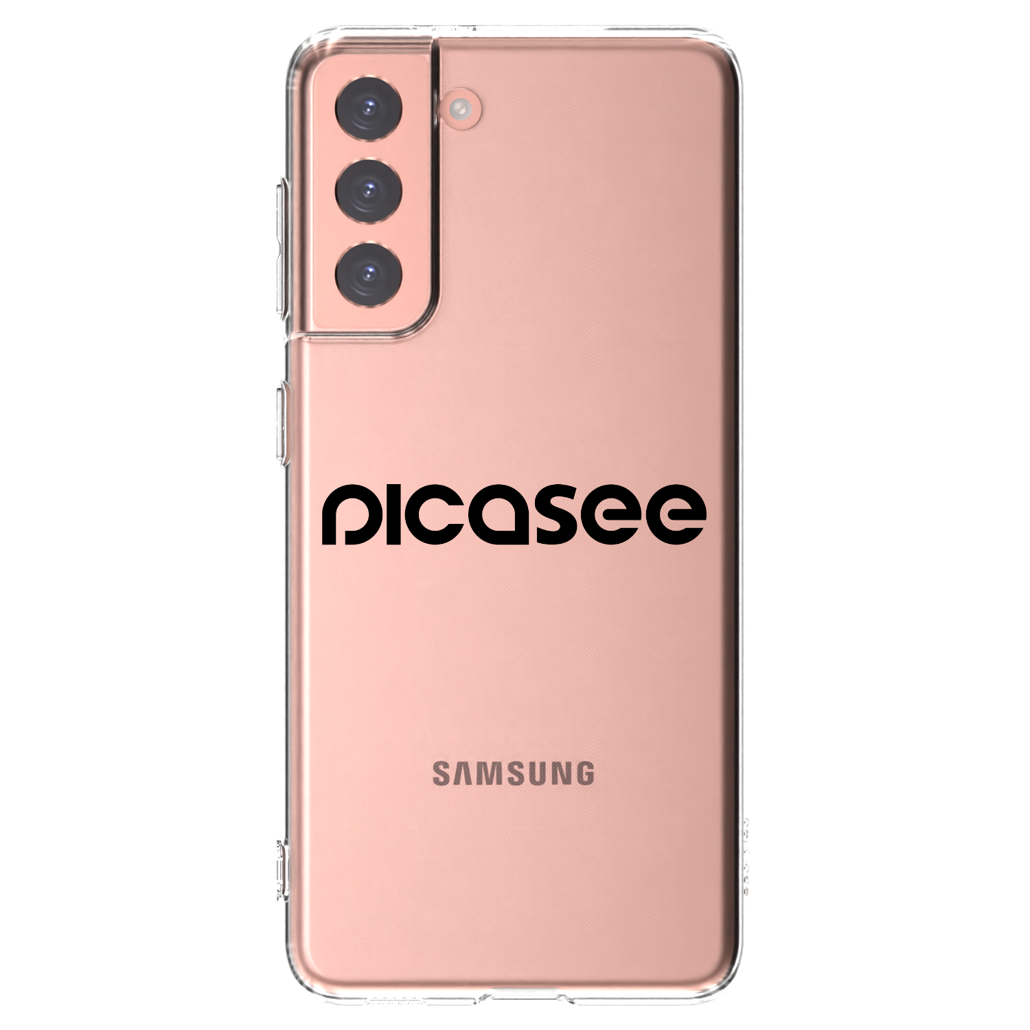 Picasee husă transparentă din silicon pentru Samsung Galaxy S21 5G G991B - Picasee - new logo - black