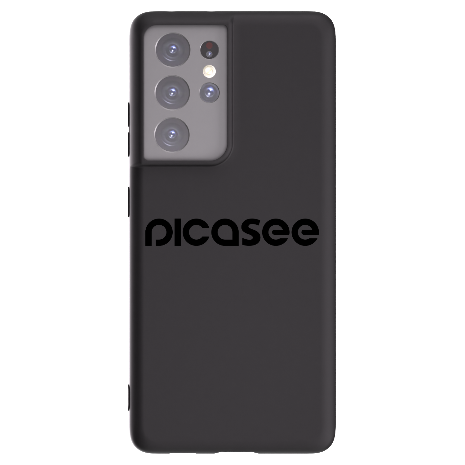 Picasee husă neagră din silicon pentru Samsung Galaxy S21 Ultra 5G G998B - Picasee - new logo - black