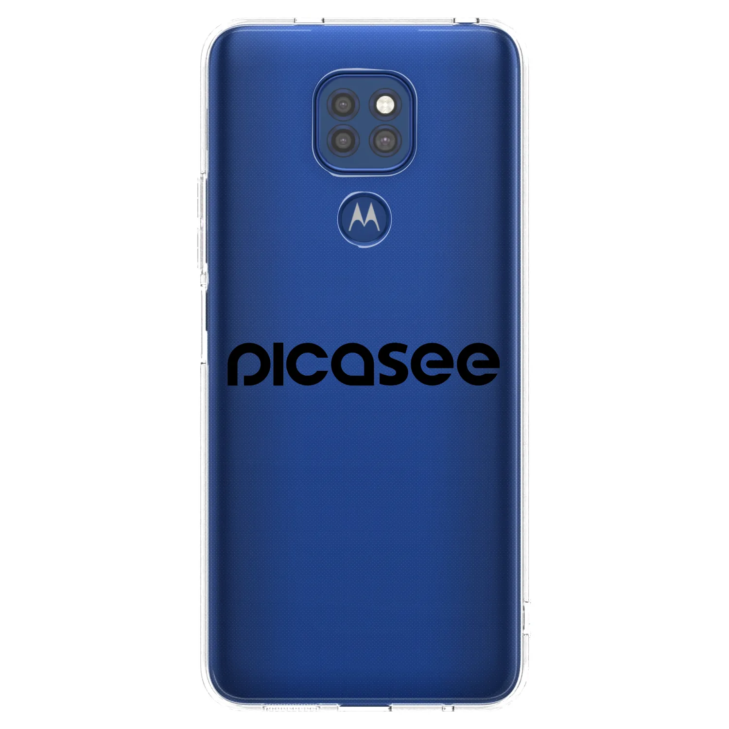 Picasee husă transparentă din silicon pentru Motorola Moto G9 Play - Picasee - new logo - black