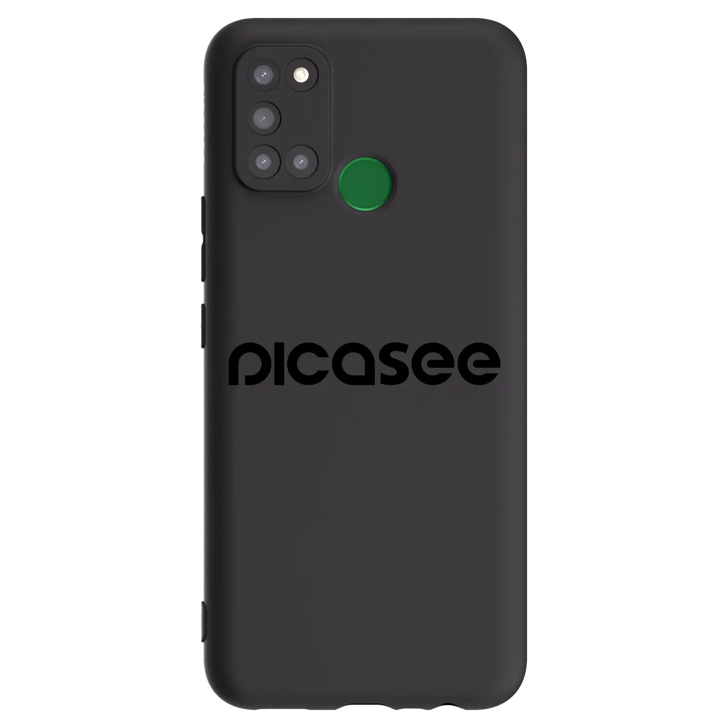 Picasee husă neagră din silicon pentru Realme 7i - Picasee - new logo - black
