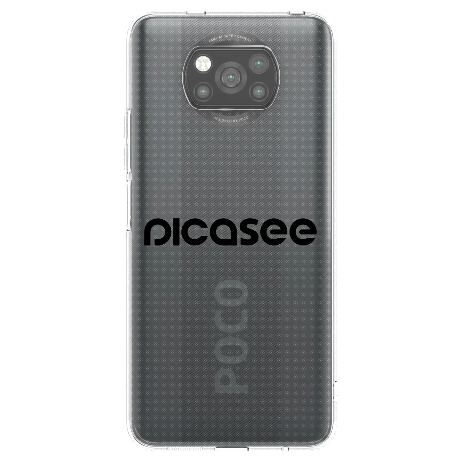 Picasee husă neagră din silicon pentru Xiaomi Poco X3 Pro - Picasee - new logo - black