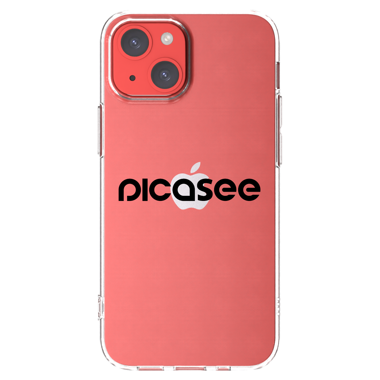 Picasee husă transparentă din silicon pentru Apple iPhone 13 mini - Picasee - new logo - black