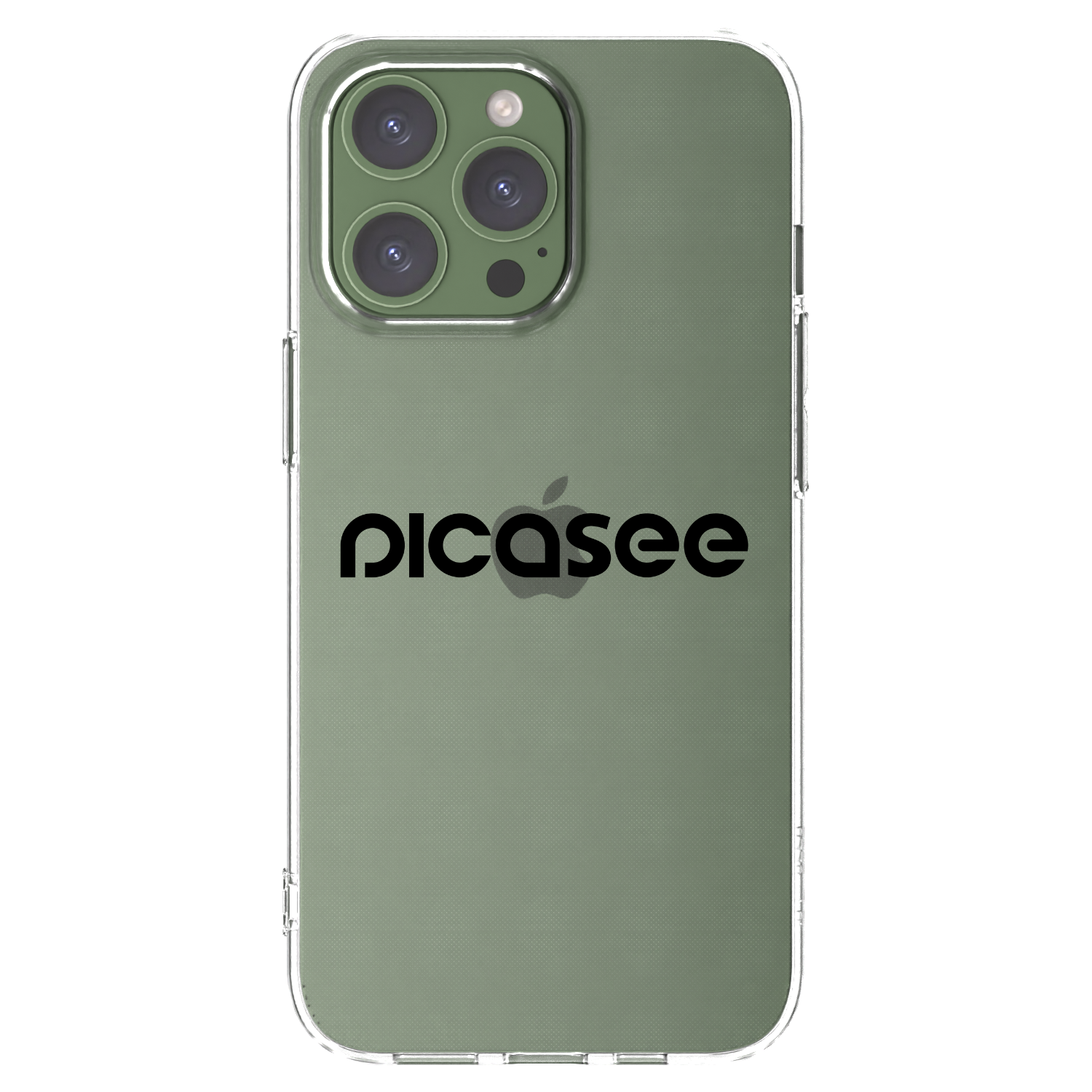 Picasee husă transparentă din silicon pentru Apple iPhone 13 Pro - Picasee - new logo - black