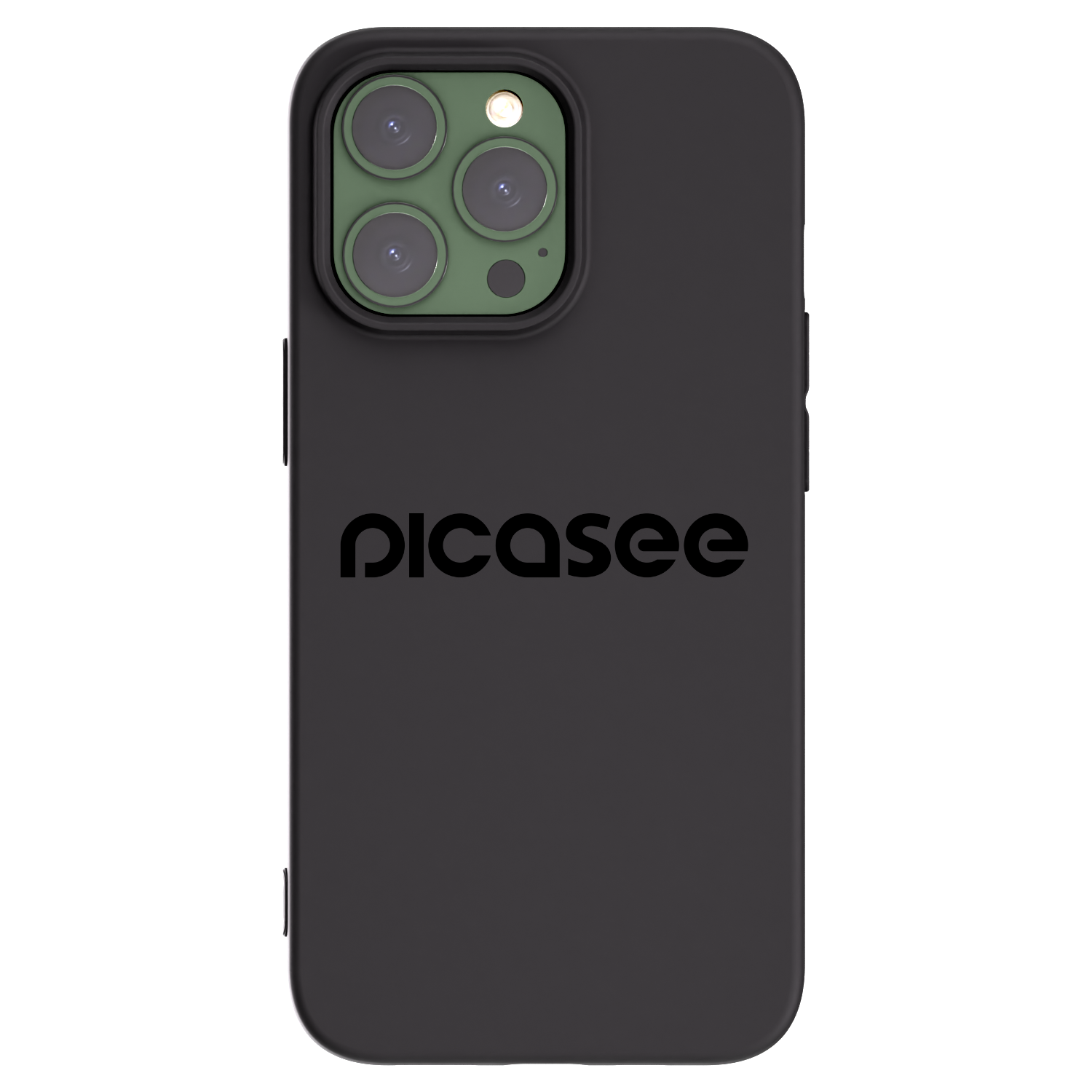 Picasee husă neagră din silicon pentru Apple iPhone 13 Pro - Picasee - new logo - black