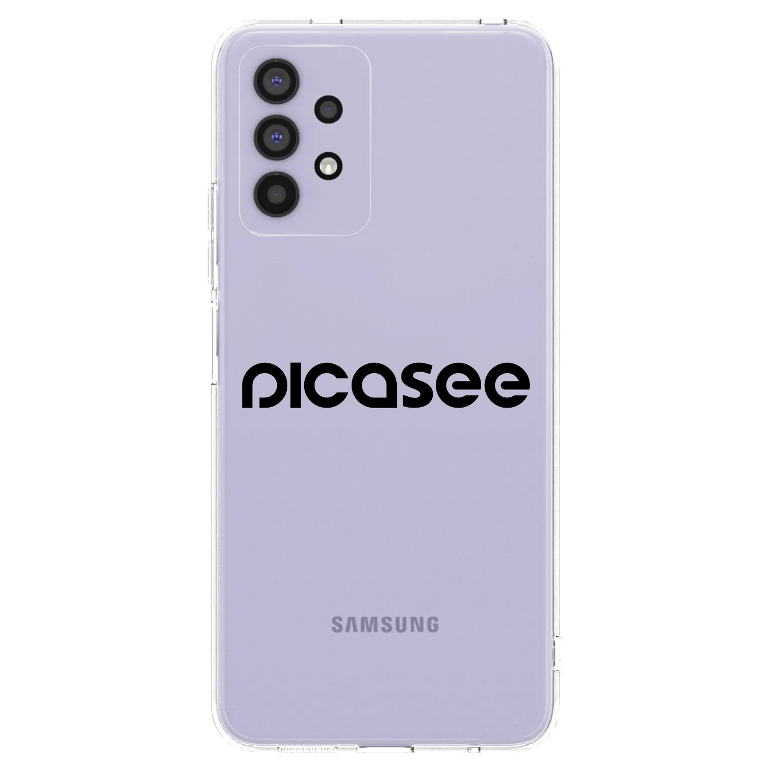 Picasee husă transparentă din silicon pentru Samsung Galaxy A32 4G SM-A325F - Picasee - new logo - black