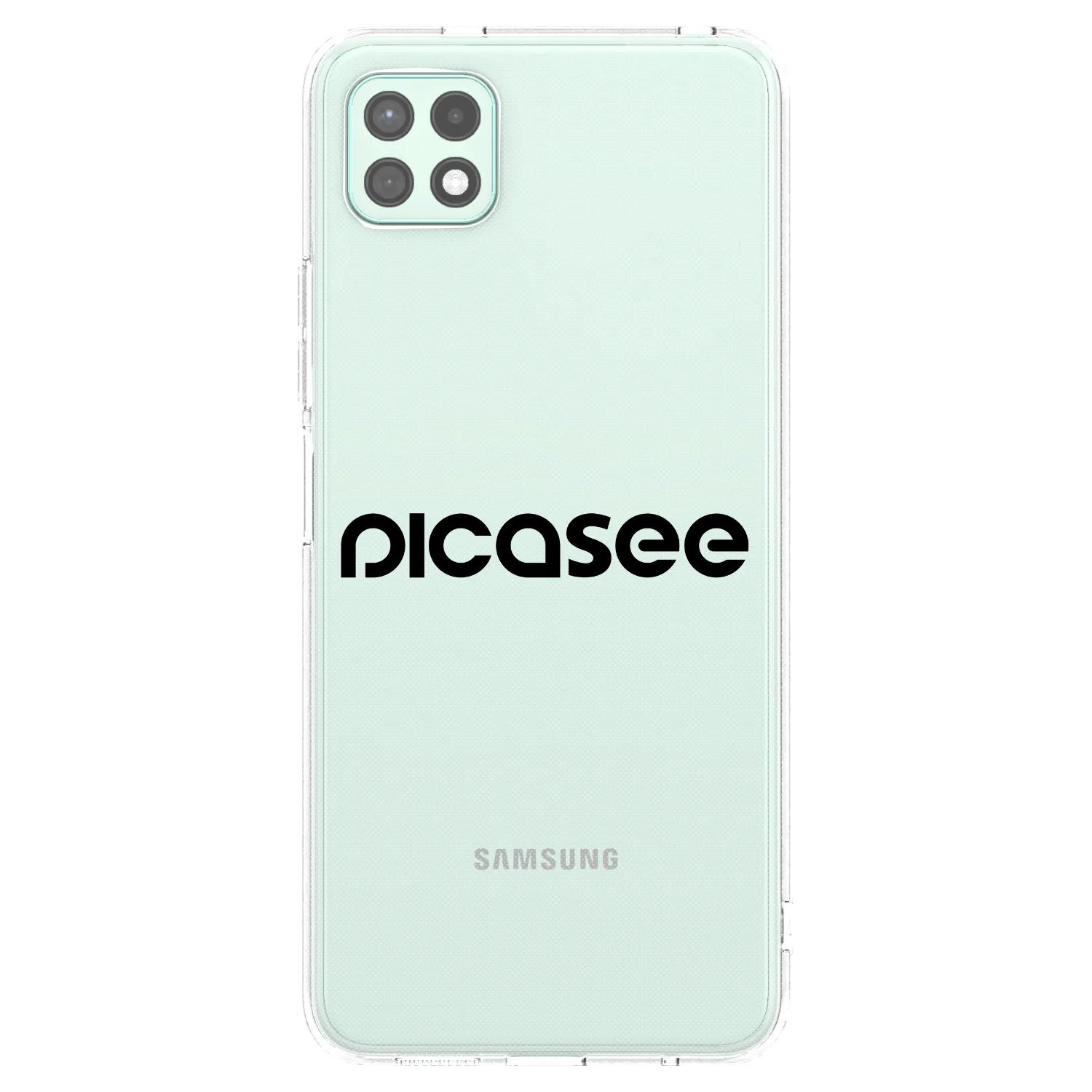Picasee husă transparentă din silicon pentru Samsung Galaxy A22 A226B 5G - Picasee - new logo - black