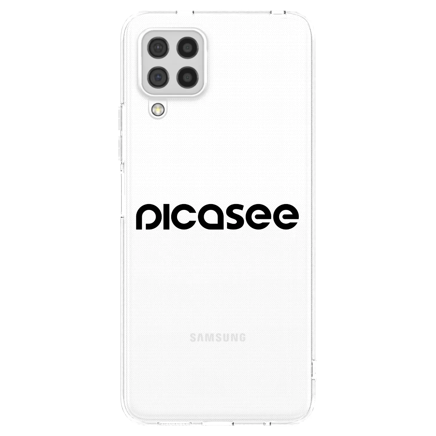 Picasee husă transparentă din silicon pentru Samsung Galaxy A22 A225F 4G - Picasee - new logo - black