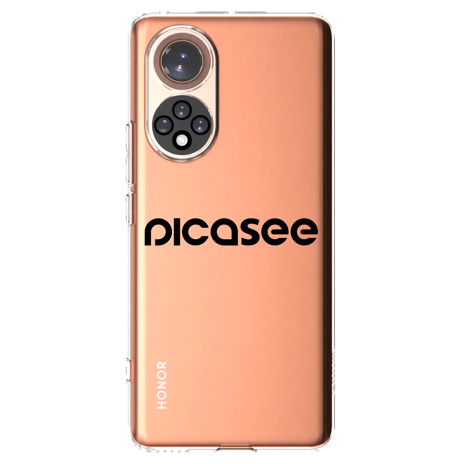 Picasee husă transparentă din silicon pentru Honor 50 5G - Picasee - new logo - black