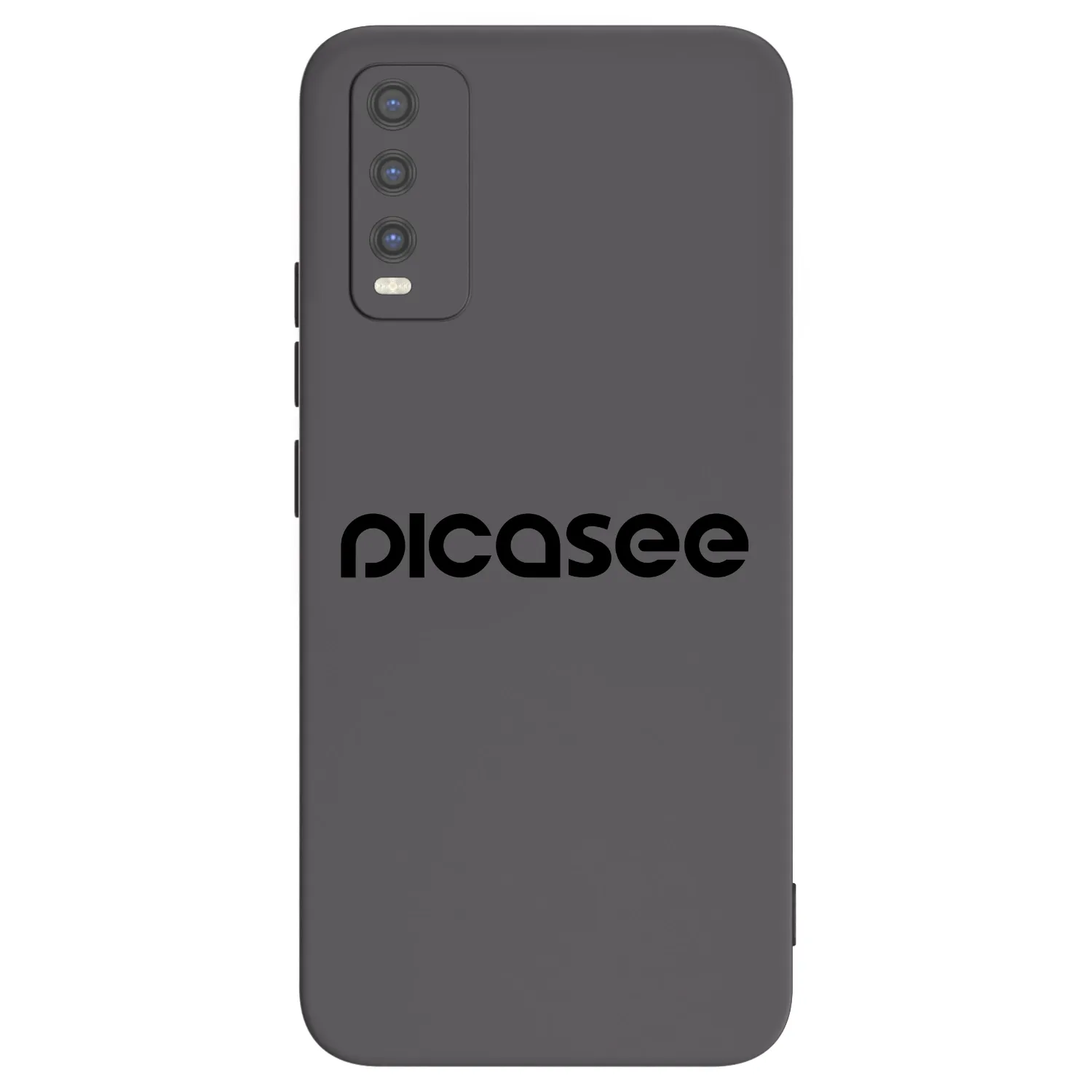 Picasee husă neagră din silicon pentru Vivo Y20s - Picasee - new logo - black
