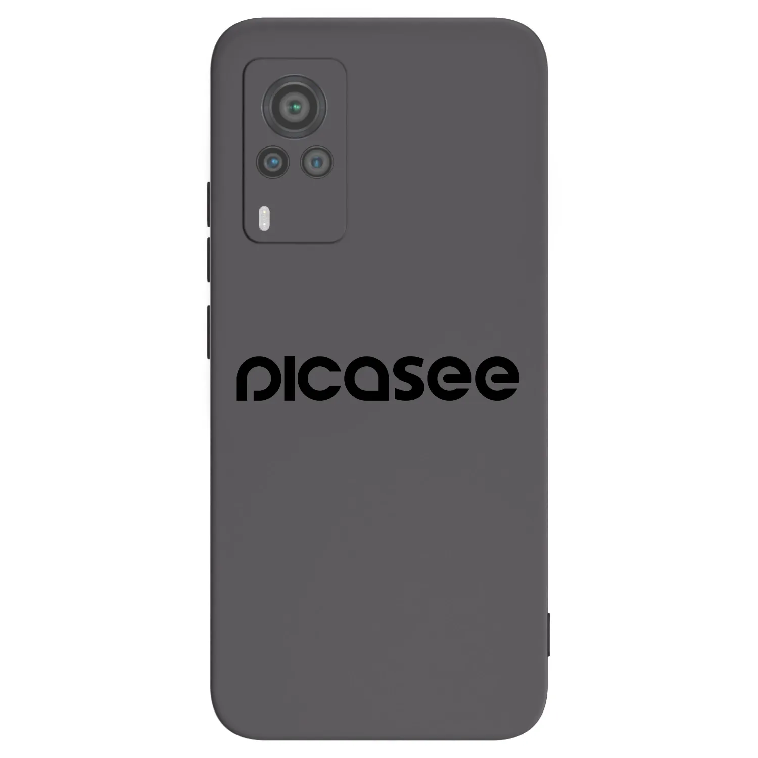 Picasee husă neagră din silicon pentru Vivo X60 Pro 5G - Picasee - new logo - black