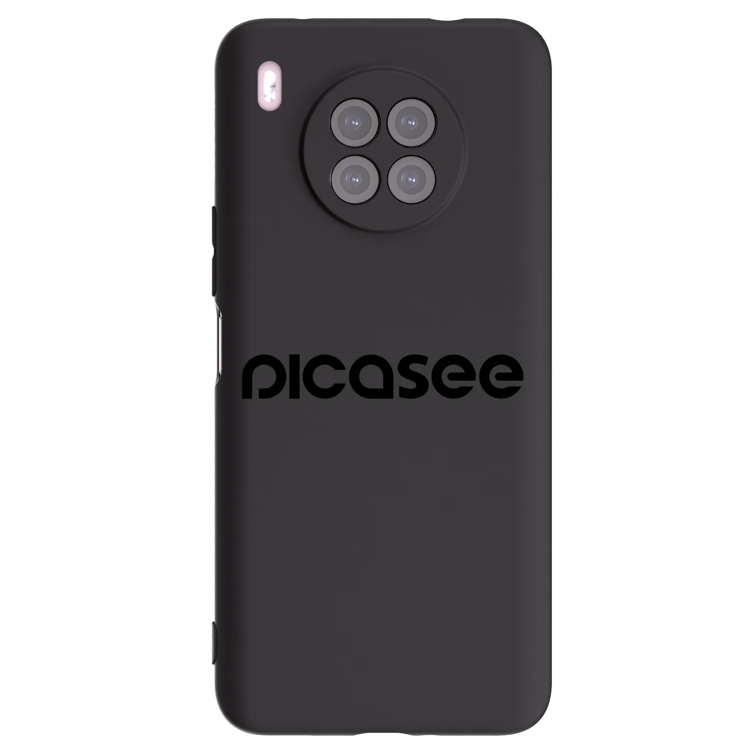 Picasee husă neagră din silicon pentru Huawei Nova 8i - Picasee - new logo - black