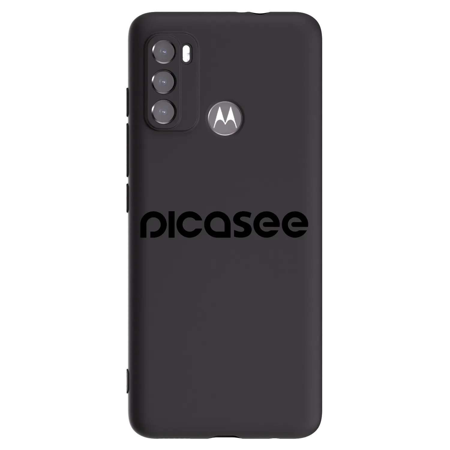 Picasee husă neagră din silicon pentru Motorola Moto G60 - Picasee - new logo - black