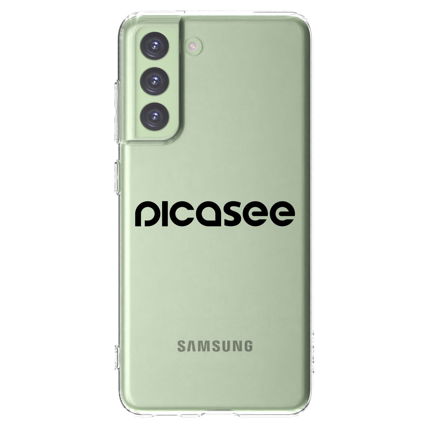 Picasee husă transparentă din silicon pentru Samsung Galaxy S21 FE 5G - Picasee - new logo - black