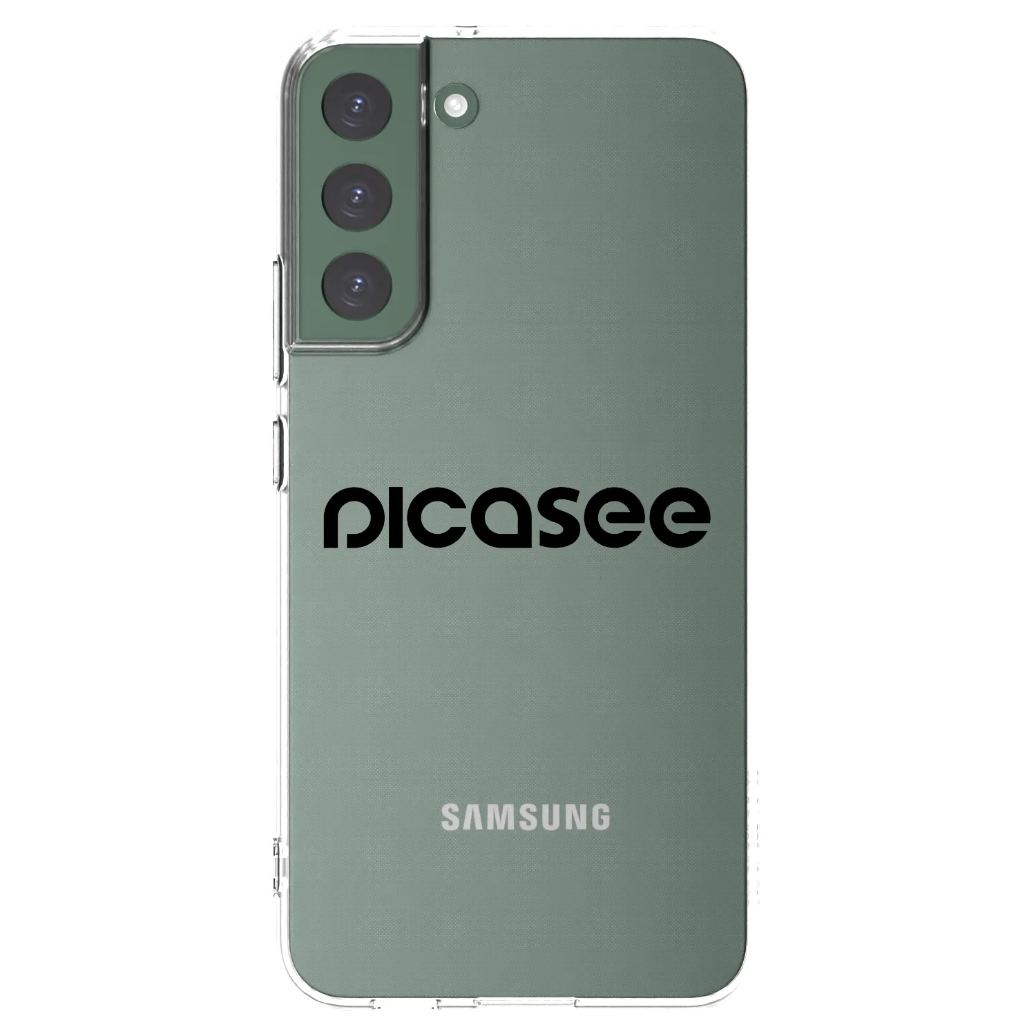 Picasee husă transparentă din silicon pentru Samsung Galaxy S22+ 5G - Picasee - new logo - black