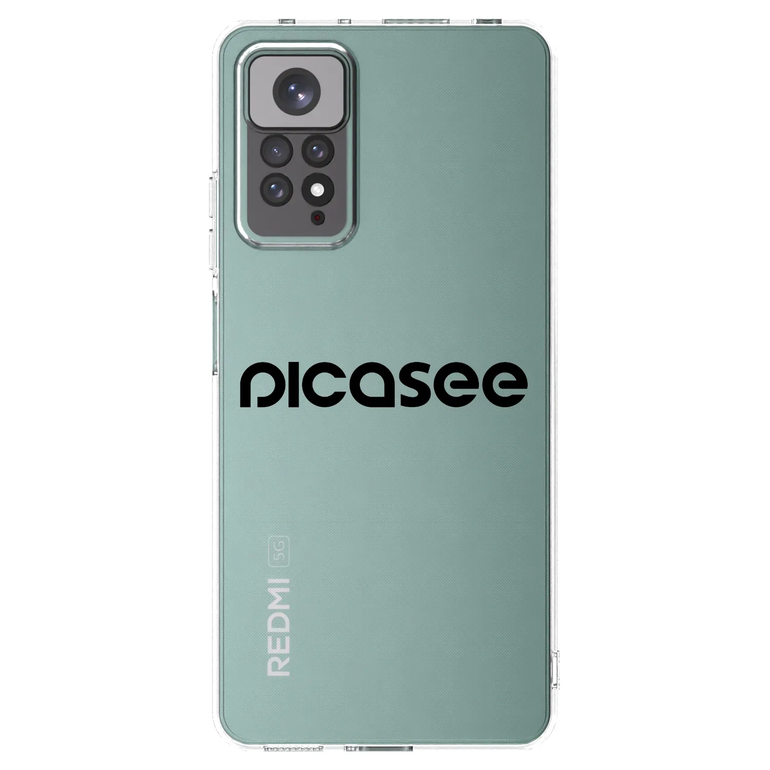 Picasee husă transparentă din silicon pentru Xiaomi Redmi Note 11S 4G - Picasee - new logo - black