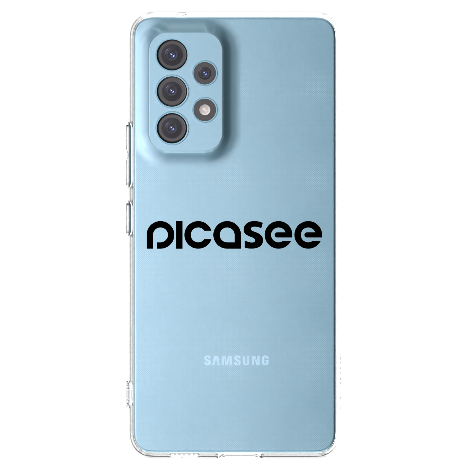 Picasee husă transparentă din silicon pentru Samsung Galaxy A53 5G A536 - Picasee - new logo - black