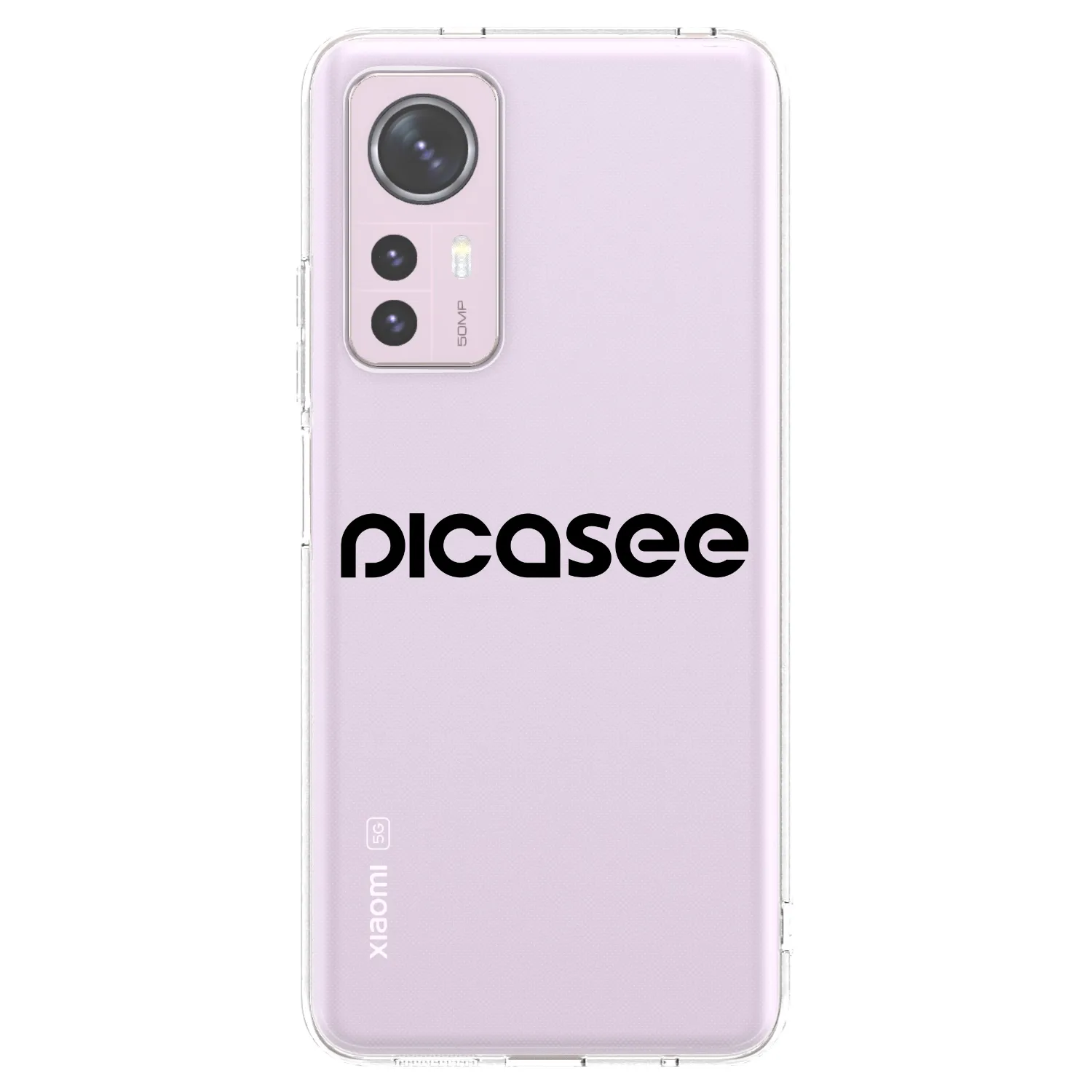 Picasee husă transparentă din silicon pentru Xiaomi 12 - Picasee - new logo - black