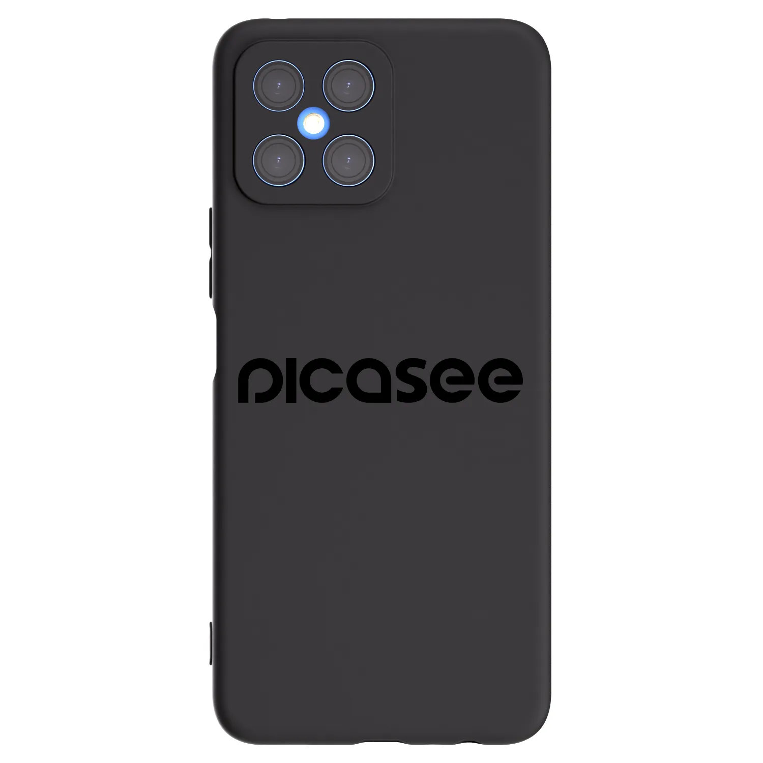 Picasee husă neagră din silicon pentru Honor X8 4G - Picasee - new logo - black