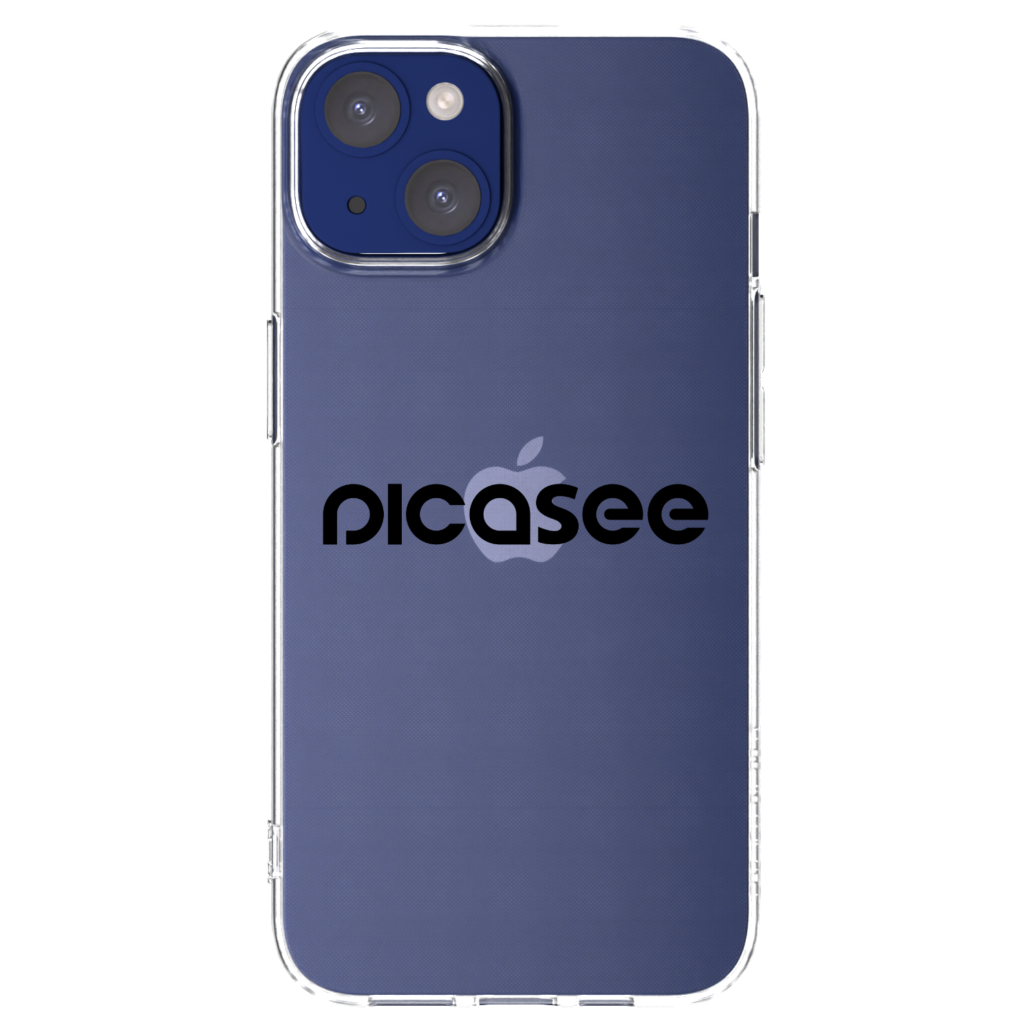 Picasee husă transparentă din silicon pentru Apple iPhone 14 - Picasee - new logo - black