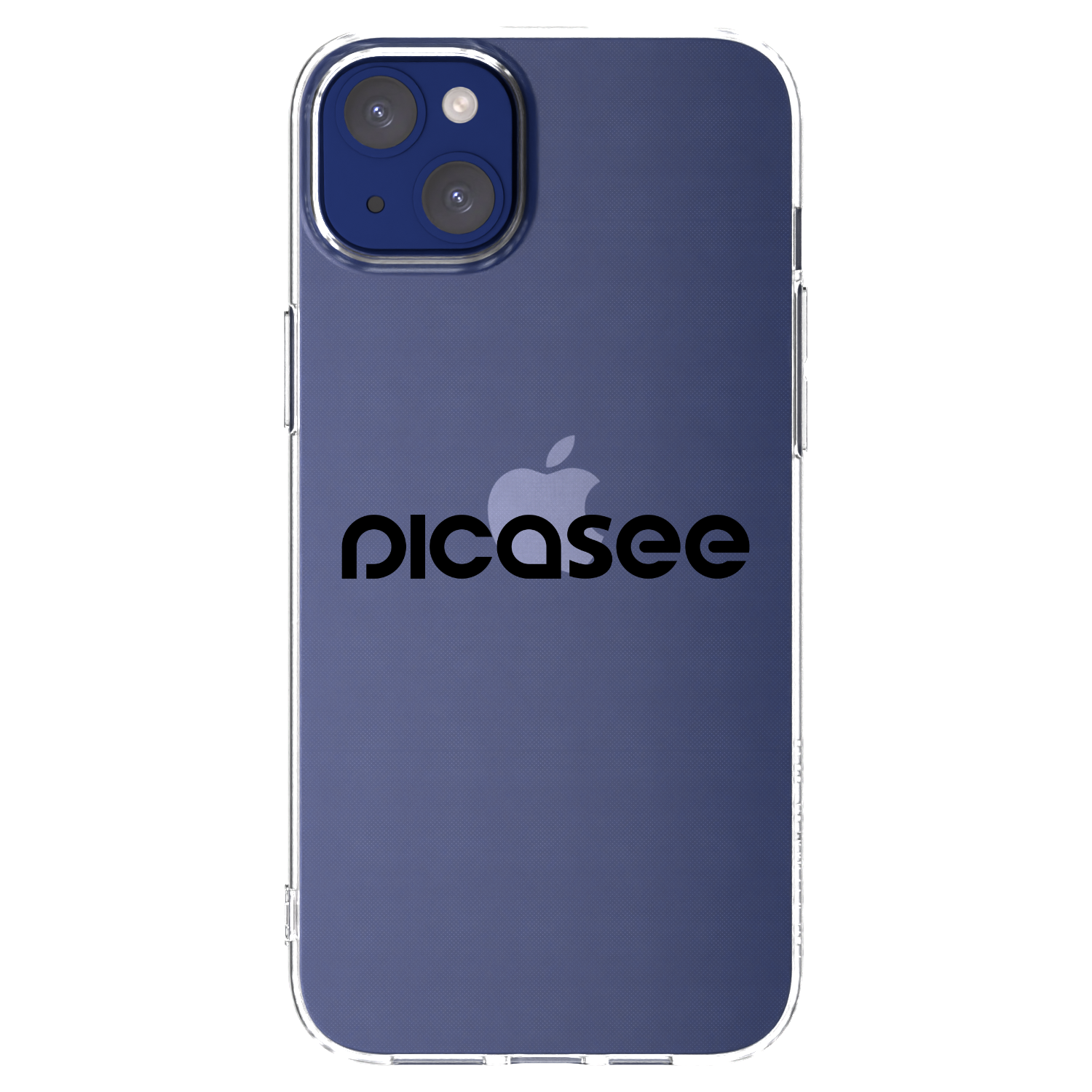 Picasee husă transparentă din silicon pentru Apple iPhone 14 Plus - Picasee - new logo - black
