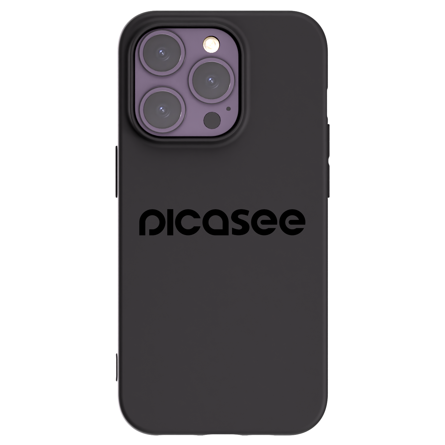 Picasee husă neagră din silicon pentru Apple iPhone 14 Pro - Picasee - new logo - black