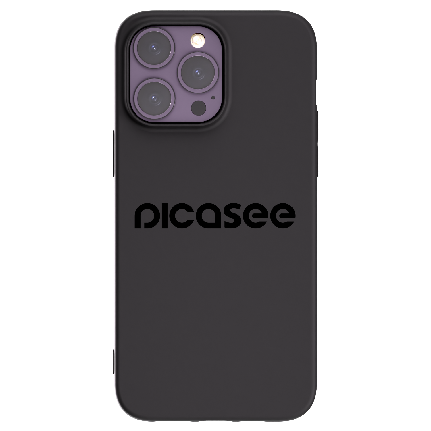 Picasee husă neagră din silicon pentru Apple iPhone 14 Pro Max - Picasee - new logo - black