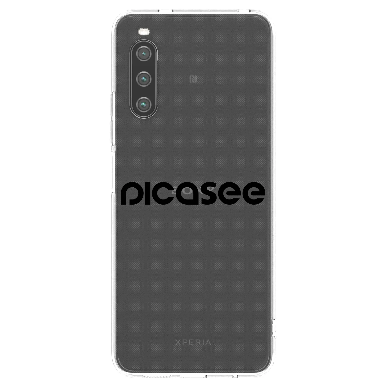 Picasee husă transparentă din silicon pentru Sony Xperia 10 IV 5G - Picasee - new logo - black