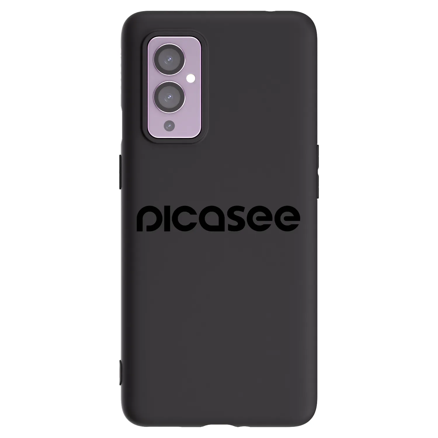Picasee husă neagră din silicon pentru OnePlus 9 - Picasee - new logo - black