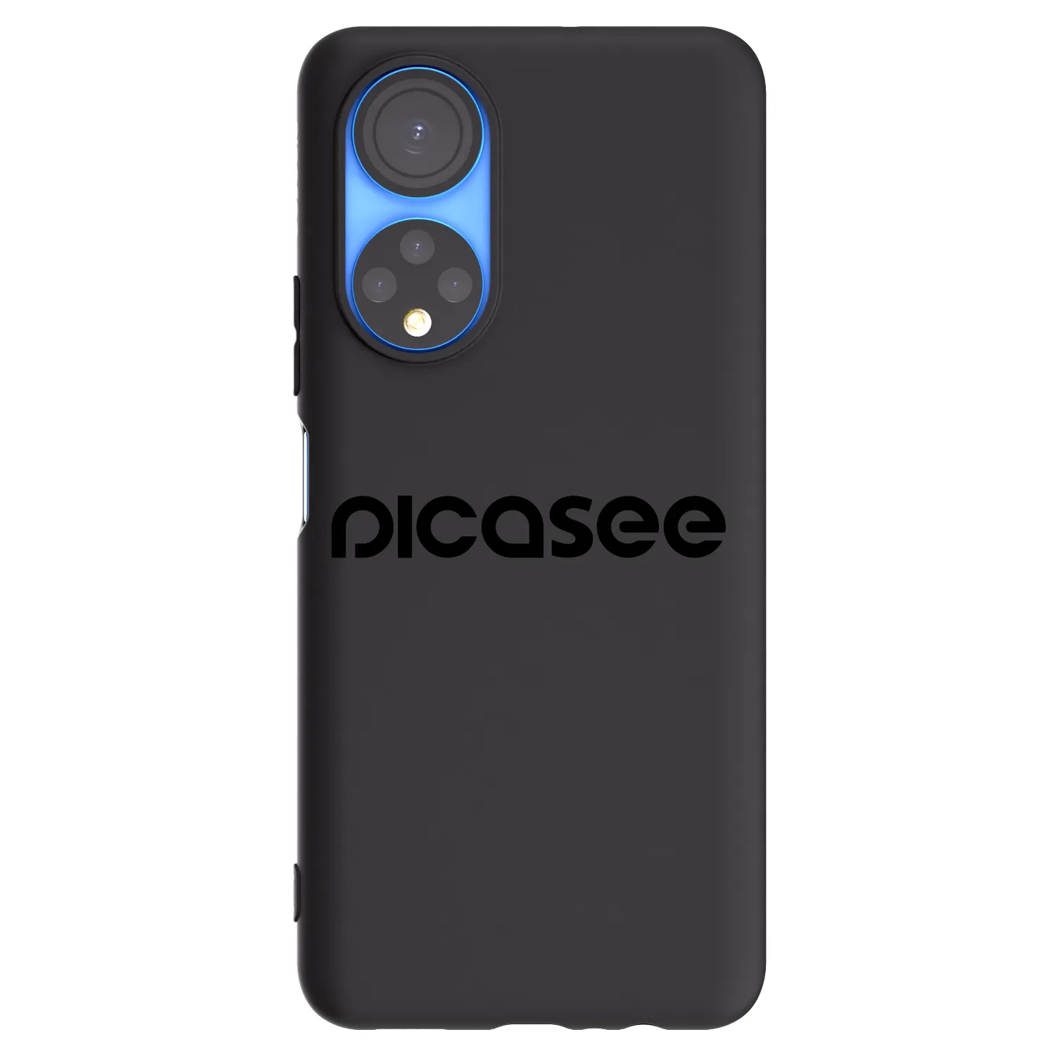 Picasee husă neagră din silicon pentru Honor X7 - Picasee - new logo - black