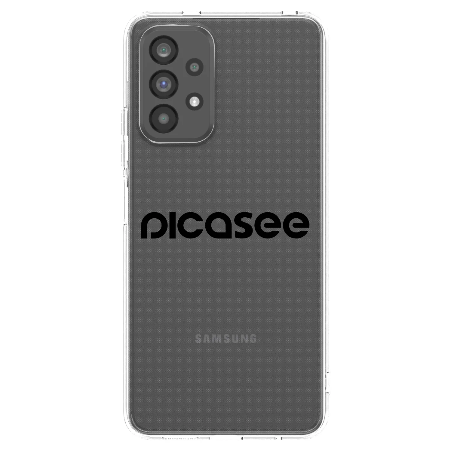 Picasee husă transparentă din silicon pentru Samsung Galaxy A73 5G - Picasee - new logo - black