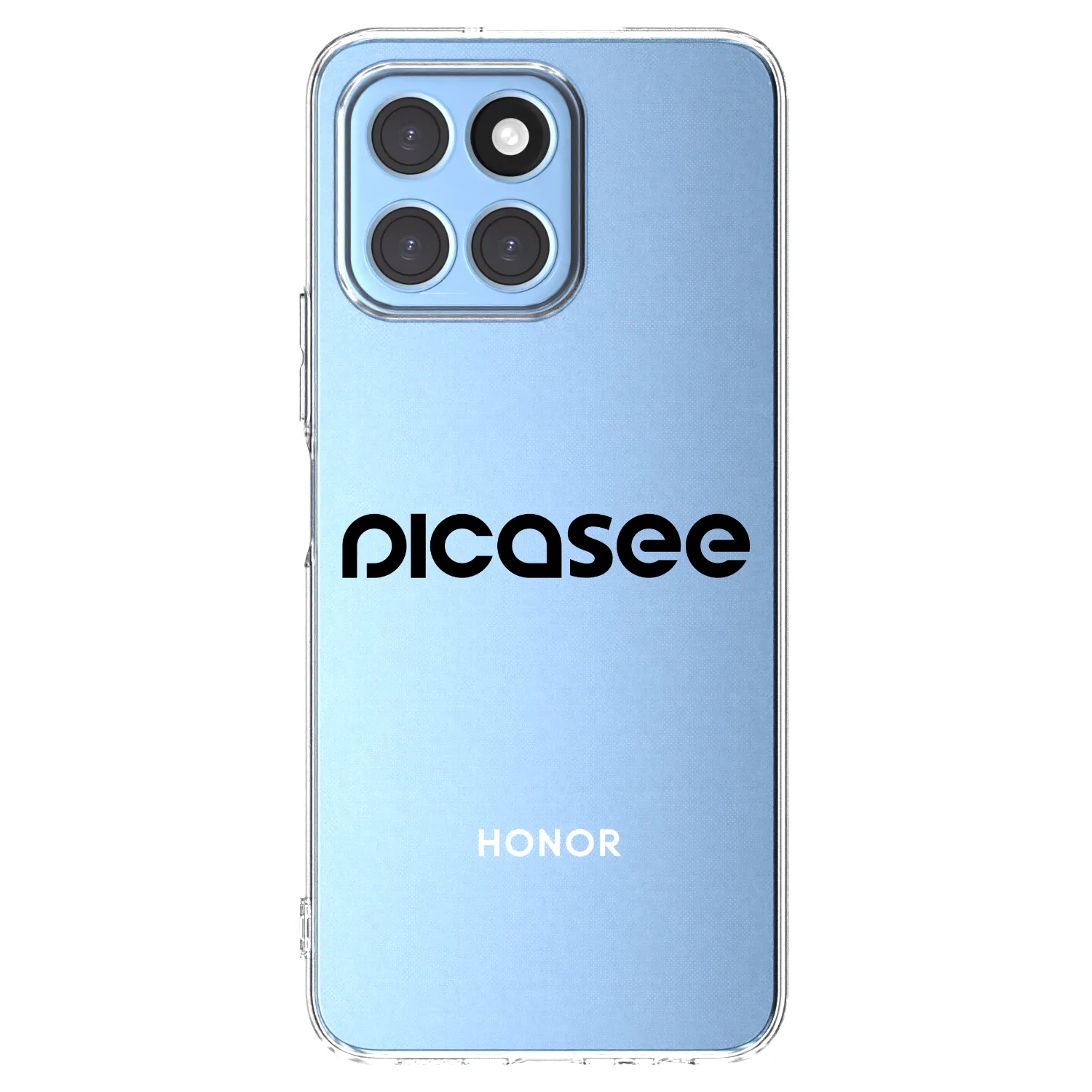 Picasee husă transparentă din silicon pentru Honor X6 - Picasee - new logo - black