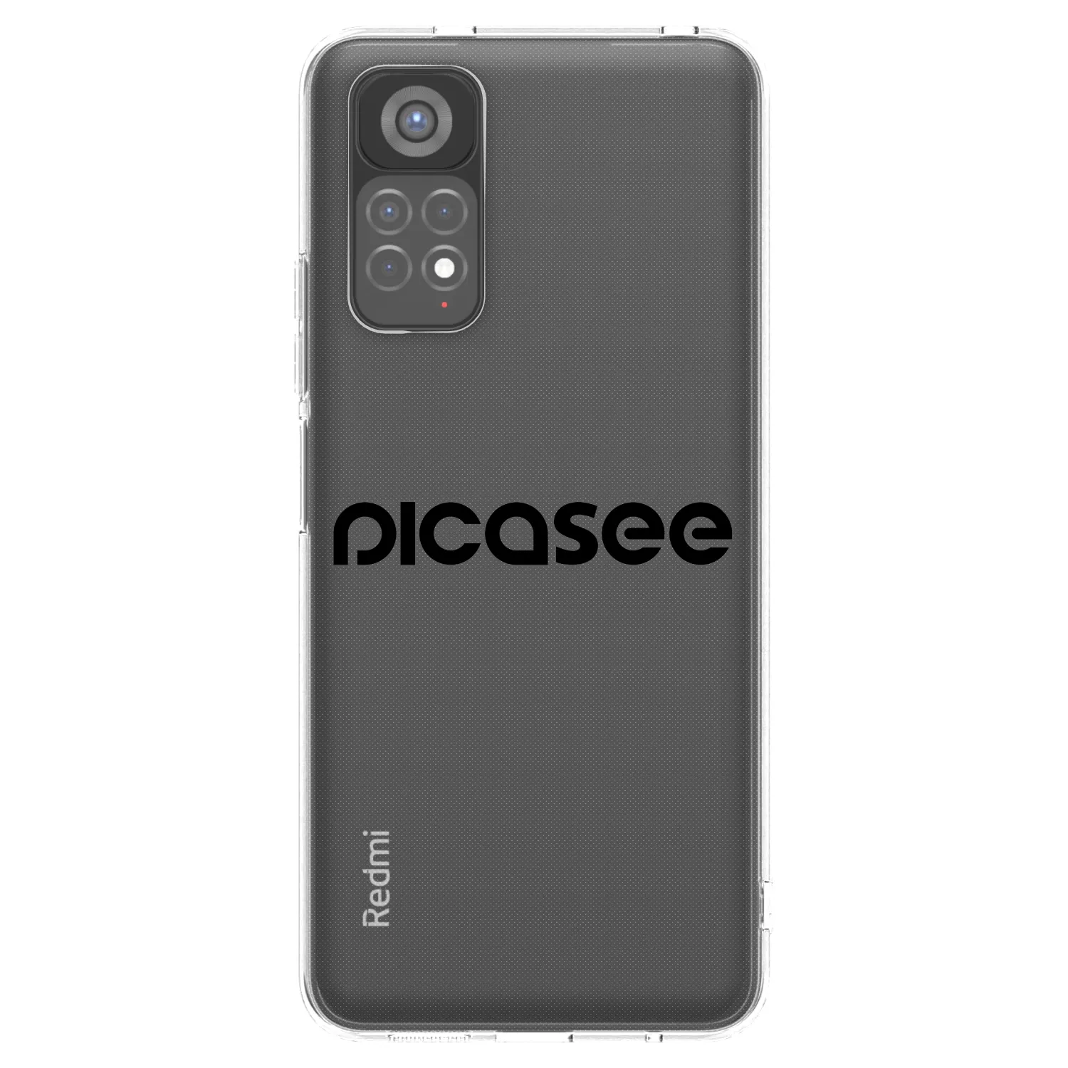 Picasee husă transparentă din silicon pentru Xiaomi Redmi Note 11S 5G - Picasee - new logo - black