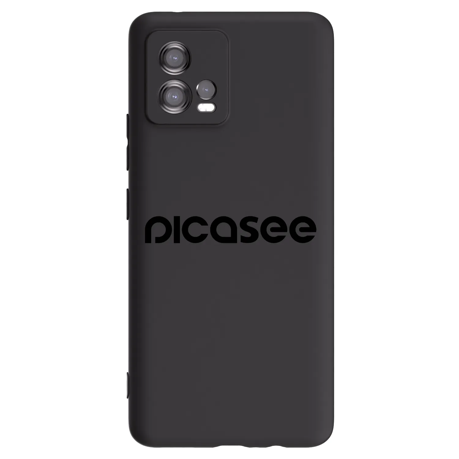 Picasee husă neagră din silicon pentru Motorola Moto G72 - Picasee - new logo - black